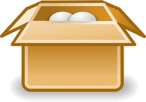 包装ボックス アイコン ベクトル クリップ アート