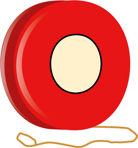 Yo-yo-leluvektorin ClipArt-kuvan varhainen versio