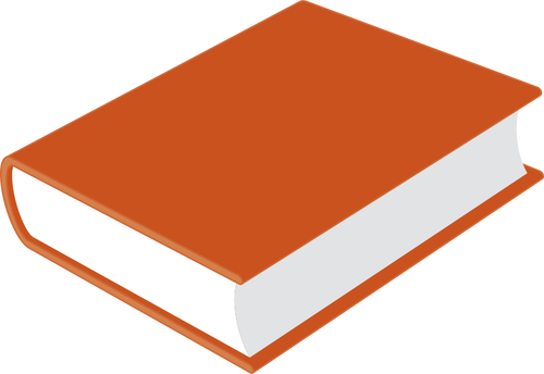 Illustrazione vettoriale di spessore libro rosso