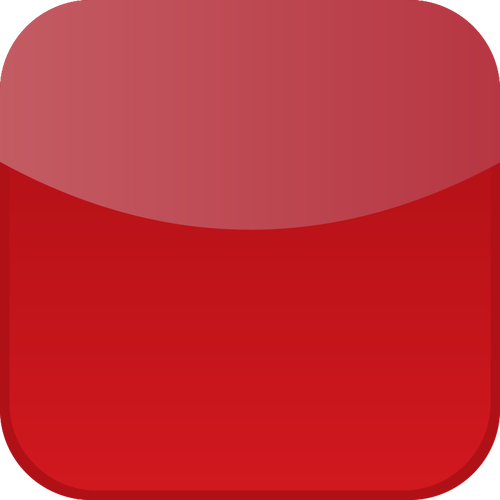 Czerwona ikona grafiki wektorowej