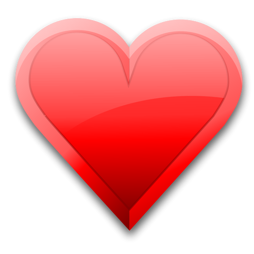 Herz-Symbol-Vektor-Bild