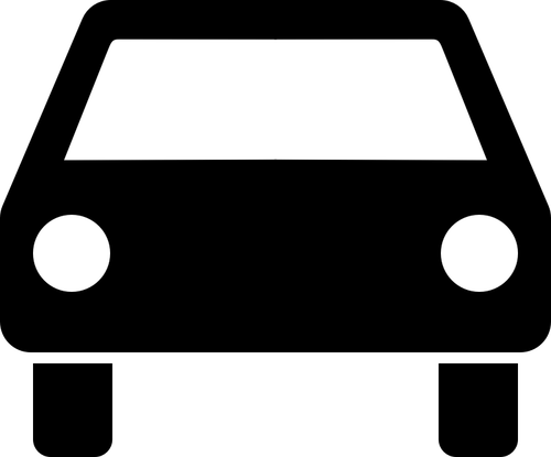 Auto pictogram vector illustraties