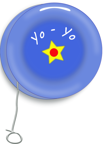 O versiune timpurie din imaginea vectorială yo-yo jucărie