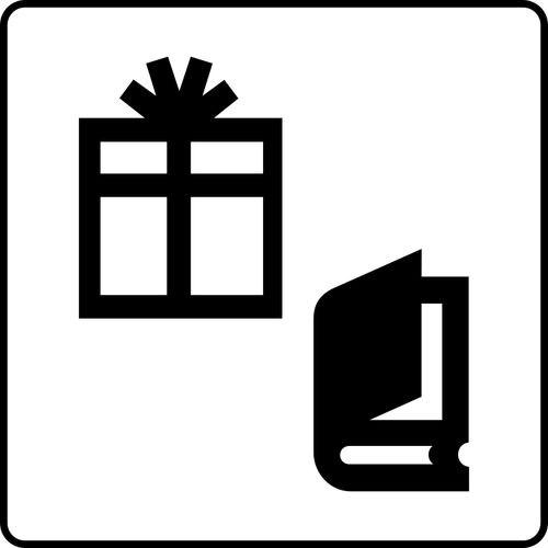 Graphiques vectoriels de symboles de cadeau boutique hotel