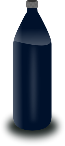 Image clipart vectoriel noir bouteille d