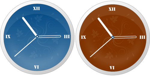 현대 시계 벡터 그래픽