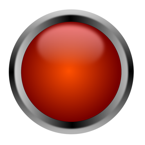 Kırmızı anahatlı düğme