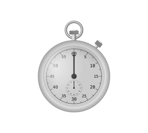 Vector drawing of stopwatch