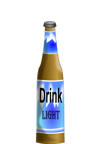 Bottle of beer vector clip art
