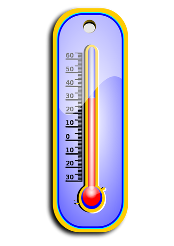 Thermometer-Vektor-Bild