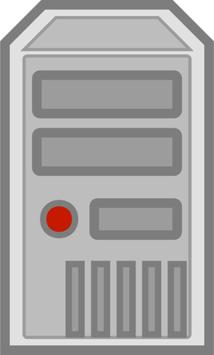 Kleur vector afbeelding van server symbool