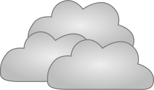 Internet nubes vector de la imagen