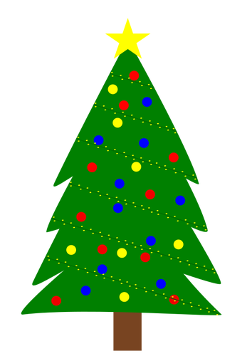 Noel ağacı illüstrasyon