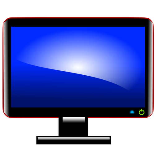 计算机显示器矢量图像