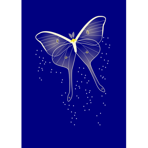 Heldere vlinder vector illustraties