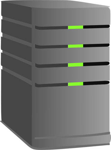 Computer server vector afbeelding