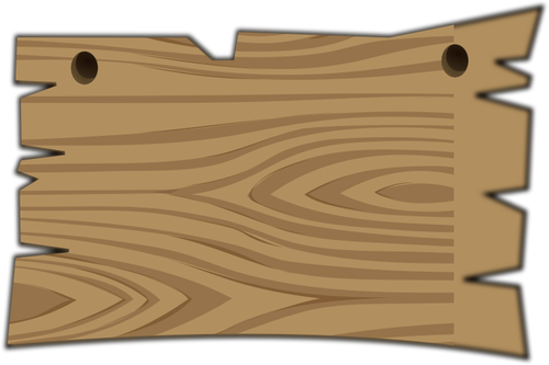 Letrero de madera publicar imagen vectorial