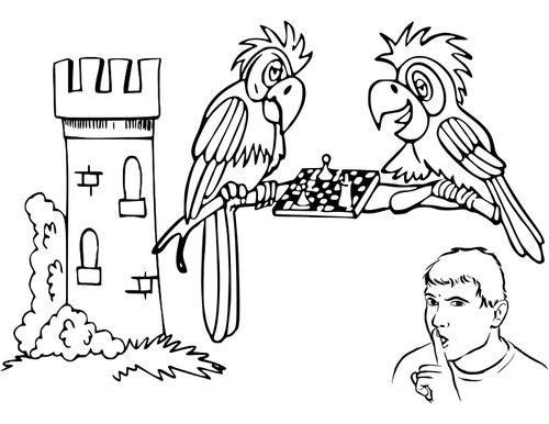 Papoušci a šachy