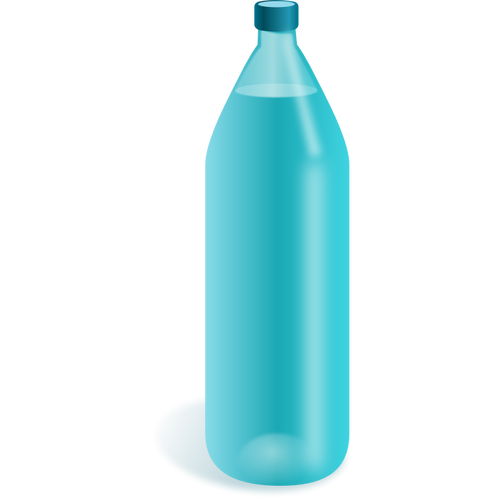 Glass bottle vector drawing