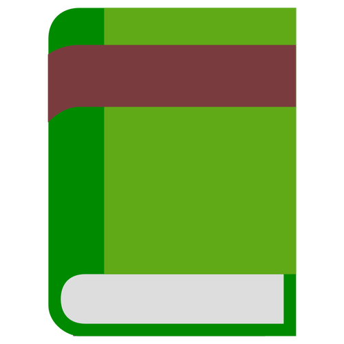 Libro cartonata verde