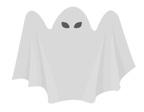 Fantomă înfricoşător alb