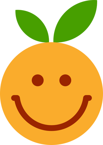 Satisfied orange