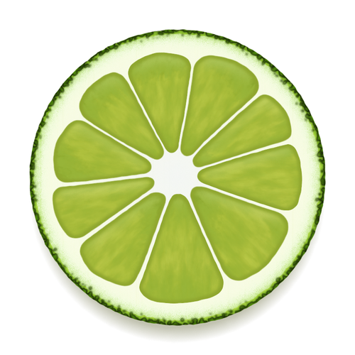 Groene vruchten segment