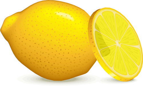 Limão com fatia