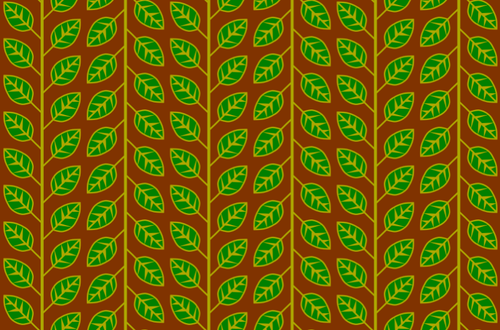 Lommerrijke patroon met rode achtergrond