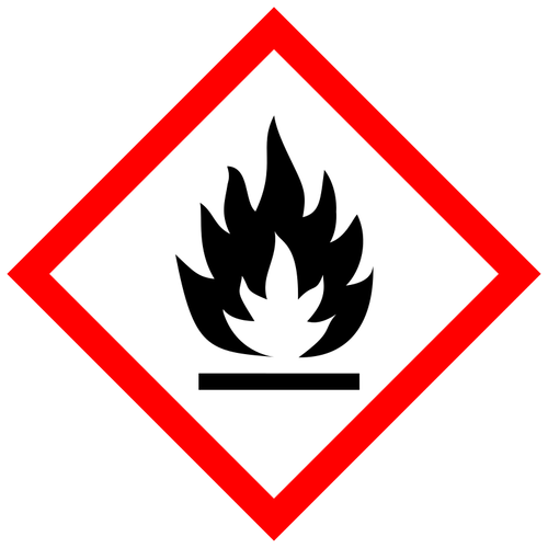 易燃物质警告