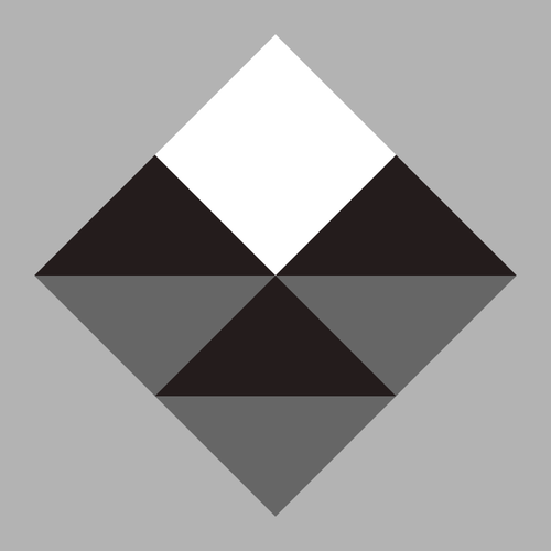Logo de montagne de graphite