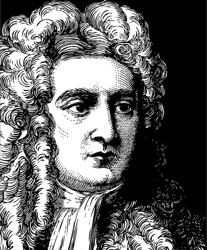 Isaac Newton portrét
