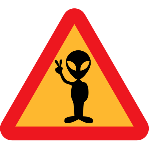 외계인 경고 기호