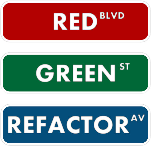 Rot grün umgestalten Straßenschild Vektor Zeichnung