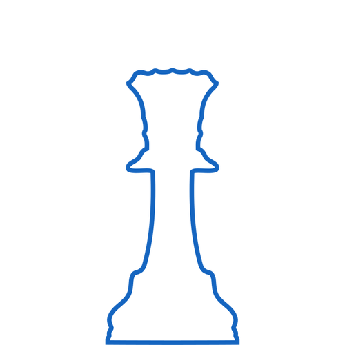 Diuraikan catur potongan simbol