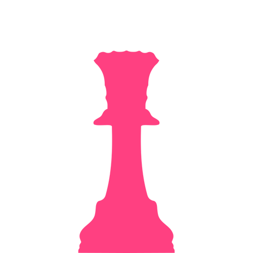 Figurę szachową różowy