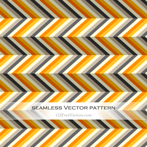 Seamless pattern with colored chevrons