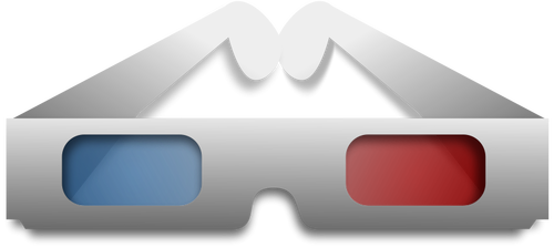 3D-Brille Vektor-ClipArt