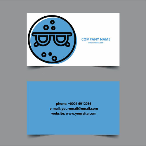 Business card travel company