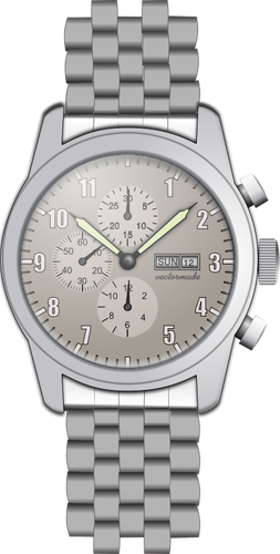 Analogue watch vector graphics