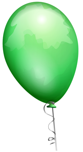Groene ballon vector afbeelding