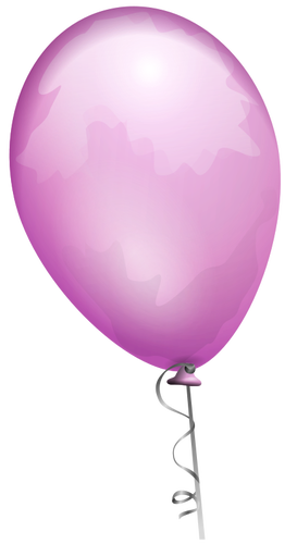 Roze ballon vector afbeelding