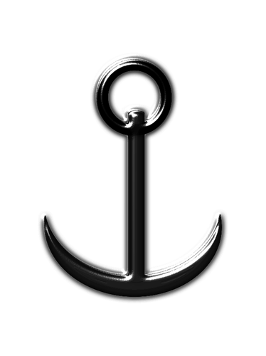 Gray anchor