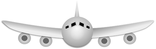 Самолет мультфильм вектор