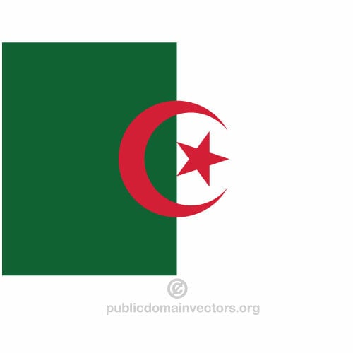 Algeriană vector pavilion