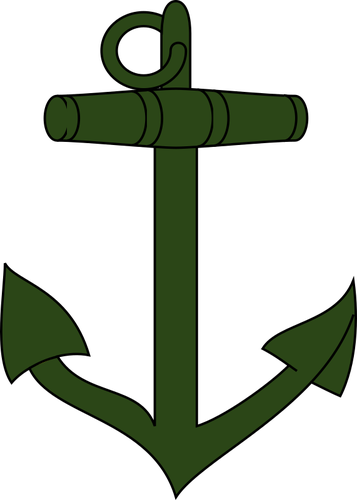 Green anchor