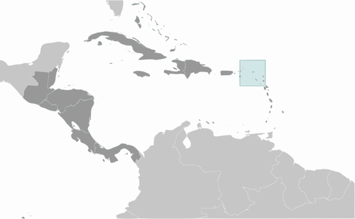 Anguilla Lage Label Bild