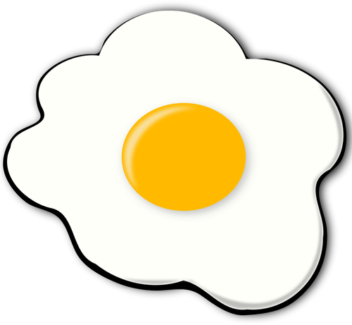 矢量绘图的鸡蛋要煮熟