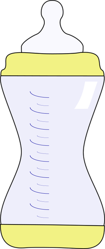 Vector de la imagen de la botella de bebé