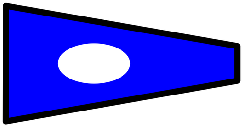 Флаг сигнала векторное изображение